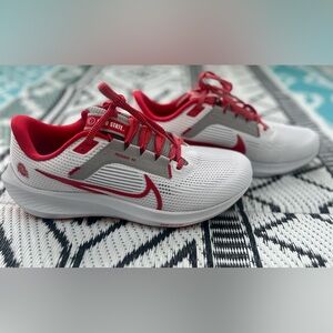NWOT OHIO STATE BUCKEYES RED NIKE ZOOM PEGASUS 40 MENS SHOES